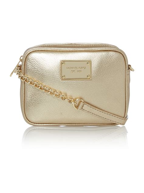 gold chain michael kors cross body bag|Michael Kors cross bag sale.